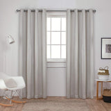 Sallie Double-wide Solid Blackout Thermal Rod Pocket Single Curtain Panel

