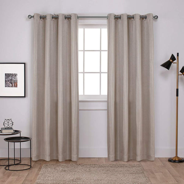 Exclusive Home Curtains Carling Woven Blackout Grommet Top Panel