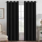 H.VERSAILTEX Blackout Curtain for Bedroom Light Blocking Curtain Drapes for Living Room, Thermal Insulated Grommet Curtains Feature Thick Soft Textured, 52 by 96 inch 2 panels $49.99