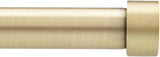 Umbra Cappa Curtain 1-1/4-Inch Drapery Rod Extends from 72-Inches - 144, Matte Gold