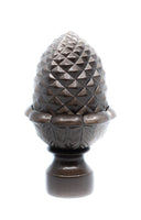 Pineapple Finial For Curtain Rod (28mm) 1 1/8 inch Diameter