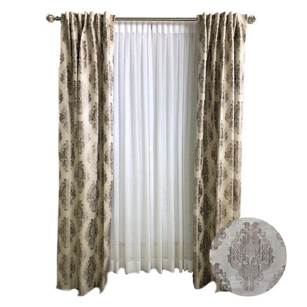 Champagne Damask Jacquard