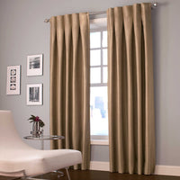 Designers' Select Maximus Inverted Pleat Window Curtain Panels lined 30W  X  108L  Colour cinnamon