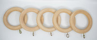 1 3/4" Wood Rings (14 rings) Natural Color