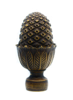 Pineapple Finial For Curtain Rod (28mm) 1 1/8 inch Diameter