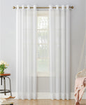 Deconovo Sheer Curtains Transparent Grommet Top Voile Decorative Window Drapes for Kids Room, 52x95 Inch, White

$29.99
