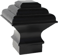 Square Finials, 1 1/8 diameter 28mm Pattern: Square