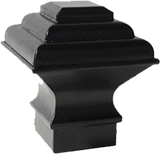 Square Finials, 1 1/8 diameter 28mm Pattern: Square