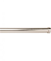 End Cap Finials, 1 1/8 diameter 28mm Pattern: 28EC satin silver