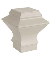 Squar Finials, 1 1/8" Bayview Collection - Finials - 28F11  White