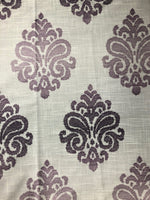 Jacquard Purple Ombre Damask- 108" length