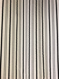 white lined drapery panels