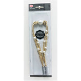 Curtain Magnet Holder W/ Pearls- gold 12.99 at Drapery King Toronto