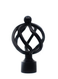 Basket Finial For Curtain Rod (28mm) 1 1/8 inch Diameter