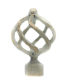 Basket Finial For Curtain Rod (28mm) 1 1/8 inch Diameter