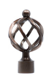 Basket Finial For Curtain Rod (28mm) 1 1/8 inch Diameter