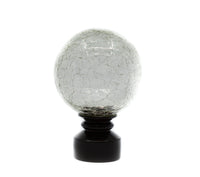 Crackled Ball Finial