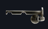 Channel Rod Wall Double Brackets By Drapery King Toronto 28mm