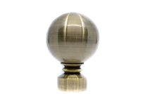 Ball Finial, For 1 1/8 inch / 28mm  Diameter  Curtain Rod