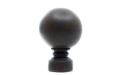 Ball Finial, For 1 1/8 inch / 28mm  Diameter  Curtain Rod