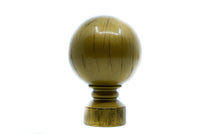 Ball Finial, For 1 1/8 inch / 28mm  Diameter  Curtain Rod