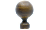 Ball Finial, For 1 1/8 inch / 28mm  Diameter  Curtain Rod