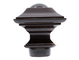 Square Dome Finial (Set of 2) 28mm 1 1/8"