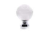 Crystal Ball Finial 1 1/8" (28mm) 12 Colors Available