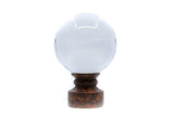 Crystal Ball Finial 1 1/8" (28mm) 12 Colors Available