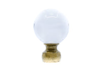 Crystal Ball Finial 1 1/8" (28mm) 12 Colors Available