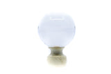 Crystal Ball Finial 1 1/8" (28mm) 12 Colors Available