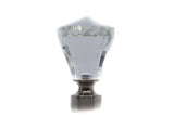 Crystal Dimond Finial 1 1/8" (28mm) 6 Colors Available