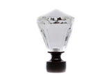 Crystal Dimond Finial 1 1/8" (28mm) 6 Colors Available