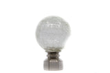 Crackled Ball Finial