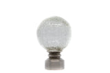 Crackled Ball Finial