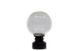 Crackled Ball Finial