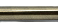 (Antique Brass) 1 1/8" (28mm) Diameter Metal Pole 6 - 8 - 10 -12 Foot Rods
