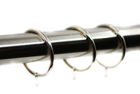 6 Foot 1 3/8" (35mm) Diameter Metal Curtain Rod Brushed Nickel