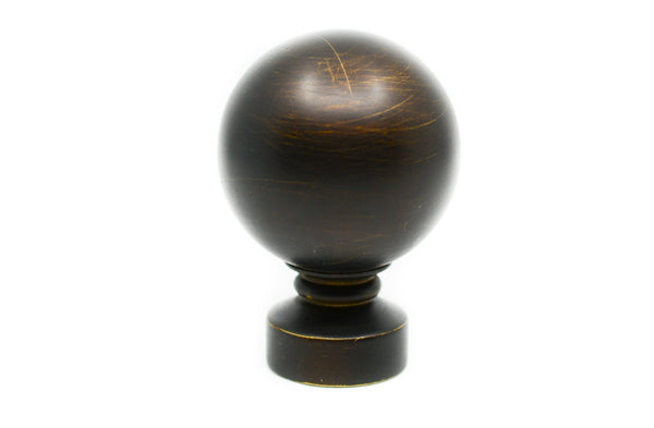 Ball Finials For 1 3/8" (35mm) Diameter Rod Oil Rubbed Bronze