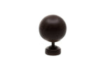 Ball Finials For 1 3/8" (35mm) Diameter Rod Antique Brown