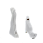 3 1/2" Projection Wood Bracket (35mm) Wood Bracket 503 F25 White (Set of 2)