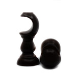 3 1/2" Euro Projection Bracket (35mm) Wood Bracket 503 A F59 Black (Set of 2)