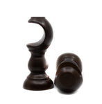 3 1/2" Euro Projection Bracket (35mm) Wood Bracket 503 F83 Mahogany (Set of 2)