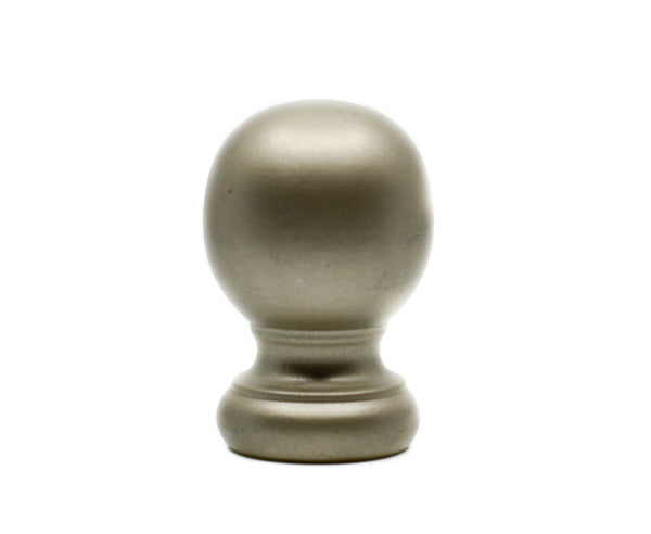 Pewter Wood Ball Finials For 1 3/8" Pole 509 F12