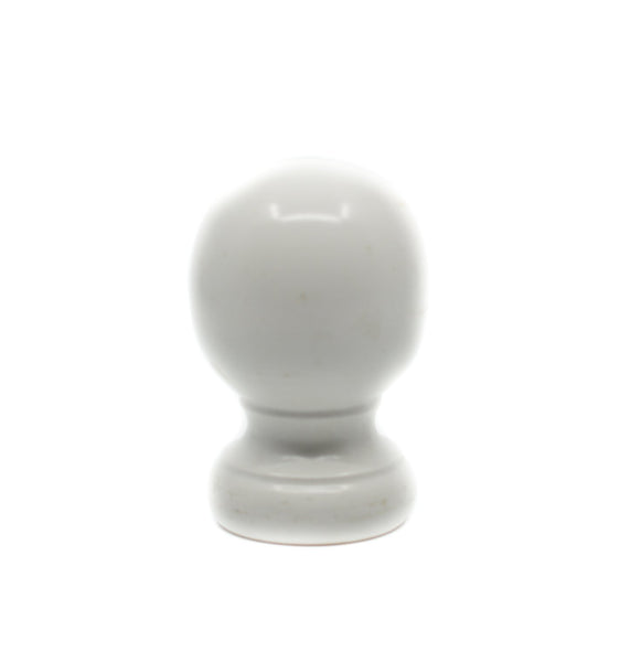 White Wood Ball Finials by CDH For 1 3/8" Pole!! (Clearance)