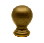 Gold Wood Ball Finials For 1 3/8" Pole 509 F77