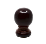 Mahogany Wood Ball Finials For 1 3/8" Pole 509 F83