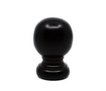 Espresso Wood Ball Finials For 1 3/8" Pole 509 F84