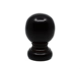Espresso Wood Ball Finials For 1 3/8" Pole 509 F84