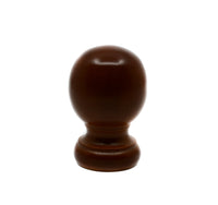 Walnut Wood Ball Finials For 1 3/8" Pole 509 F88